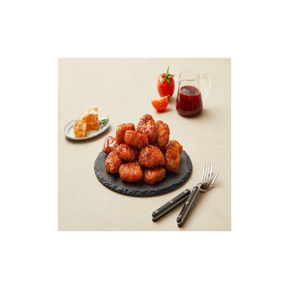 소바바치킨 양념 순살 3개