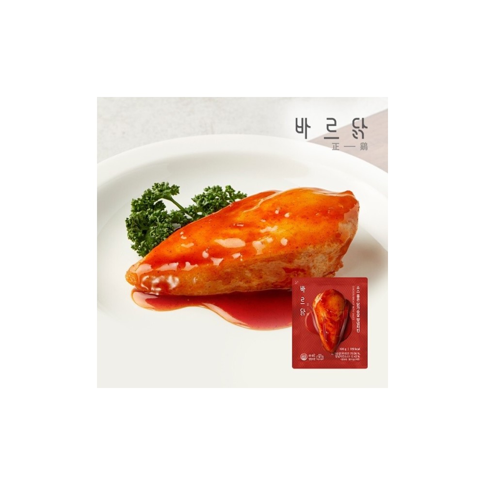 바르닭 소스품은 닭가슴살 10종 혼합 20팩